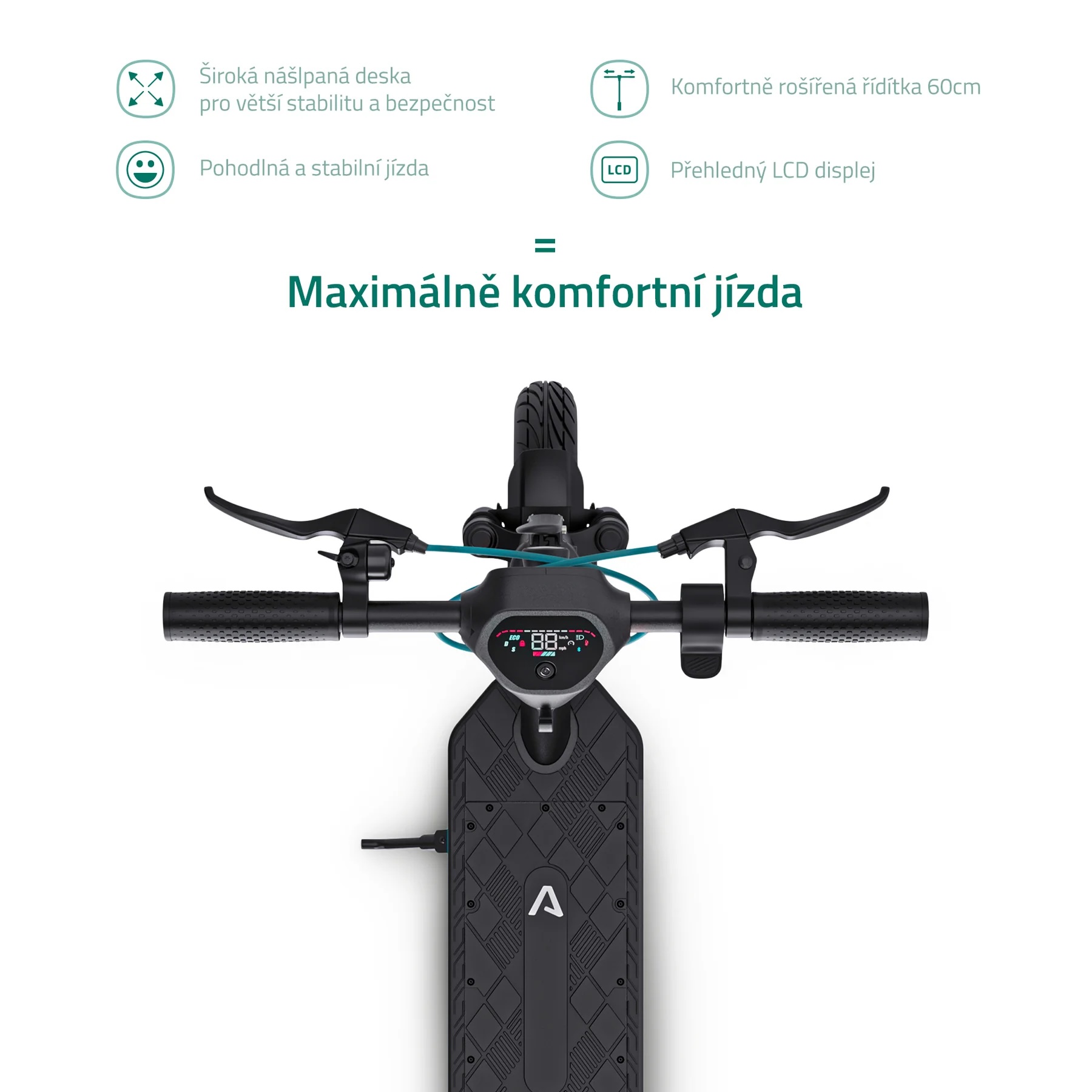 LAMAX eGlider SC40 design a zpracování